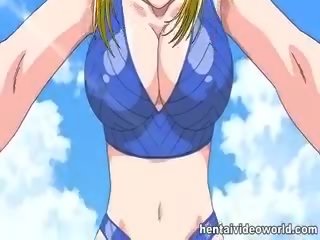 Insolente hentai pollastrella ha sporco clip in ascensore