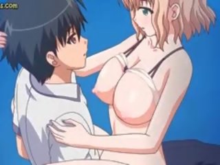 Anime gaja amoroso gorda manhood com dela boca