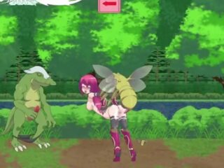 Guild meister &vert; etapa 1 &vert; escarlata peludo chica subdued por lizard monsters y jefa a llegar su coño lleno con cargas de corrida &vert; hentai juegos gameplay p1