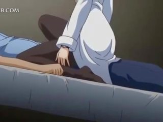 Bahenol animasi gadis menunggangi loaded putz di dia tempat tidur