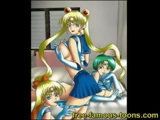 Sailormoon lesbiană orgii
