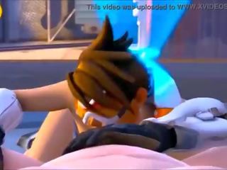 Overwatch е oversexxed tracer срещу widowmaker плячка лудост