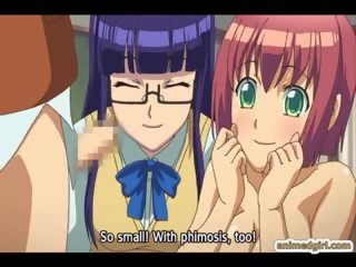 Swimsuit Anime Shemale cookie Gets Sucked Her Bigcock