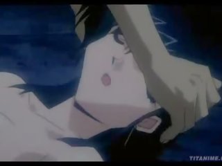 Exhausted l'anime prostituée avec baise outstanding titties obtient brutalement défoncer par une demon