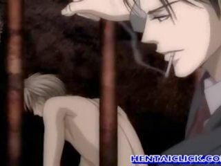 Tied up anime twink gets exceptional fucked