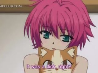 Lusty Anime beauty Masturbating Her Starved Pussy
