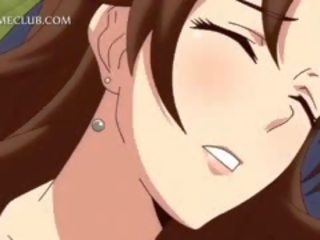 Busty Anime dirty clip Bomb Gets Wet Pussy Licked Good