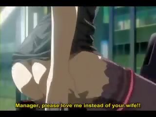 Magnificent libidinous animen husmor körd av den anusen