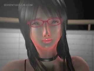 Fantastic Anime enchantress In Lingerie Vibing Her Wet Lusty Pussy