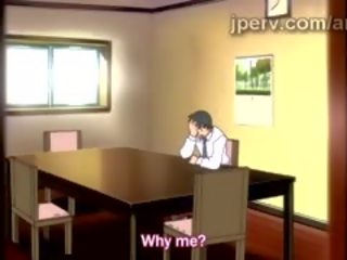 Sweet Anime damsel Sucks Pervs Dong Under The Table