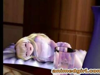 3D hentai maid oralsex shemale anime dick