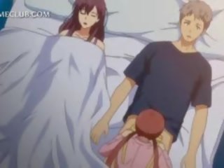Teenage 3d anime gyz fighting over a big manhood
