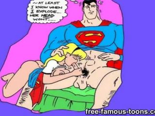 Superman ja supergirl orgioita