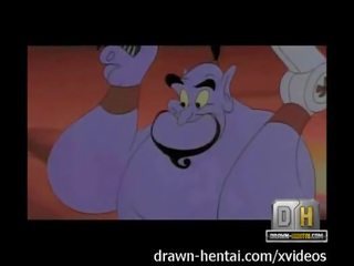 Aladdin cochon film - plage porno avec jasmin